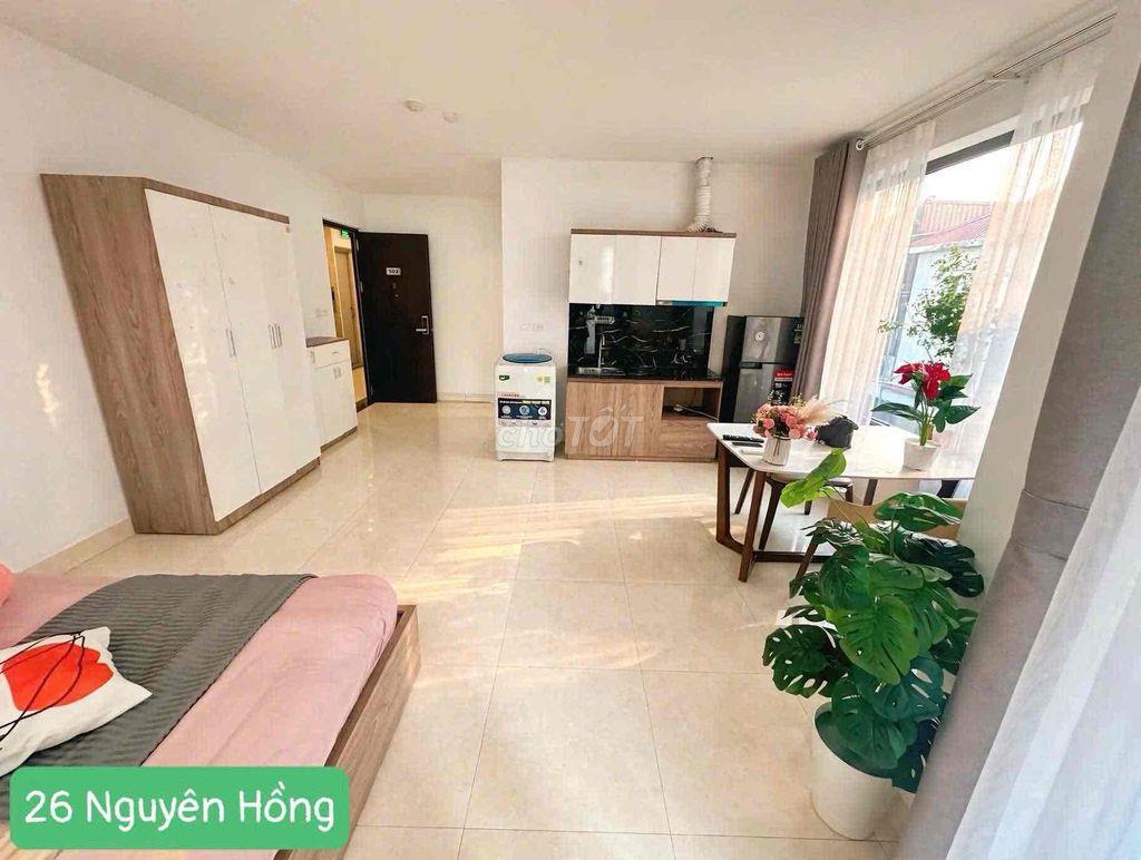 Cho thuê studio ở 26 Nguyên Hồng- Đống Đa