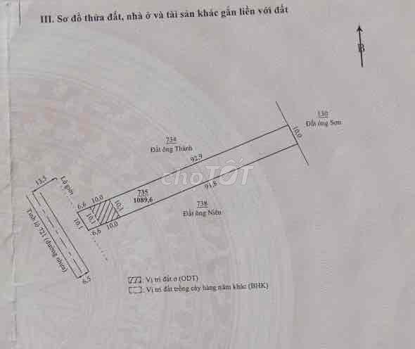 Bán đất tại Đường ĐT 721, Đạ Tẻh,