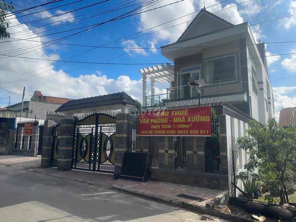 cho thuê nhà có thể làm văn phòng +kho sản xuất nhẹ