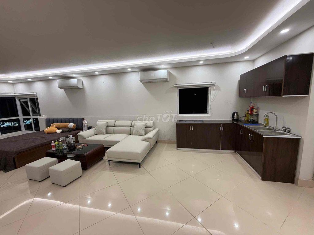 cho thuê căn hộ đầy đủ nội thất , phòng rộng rãi