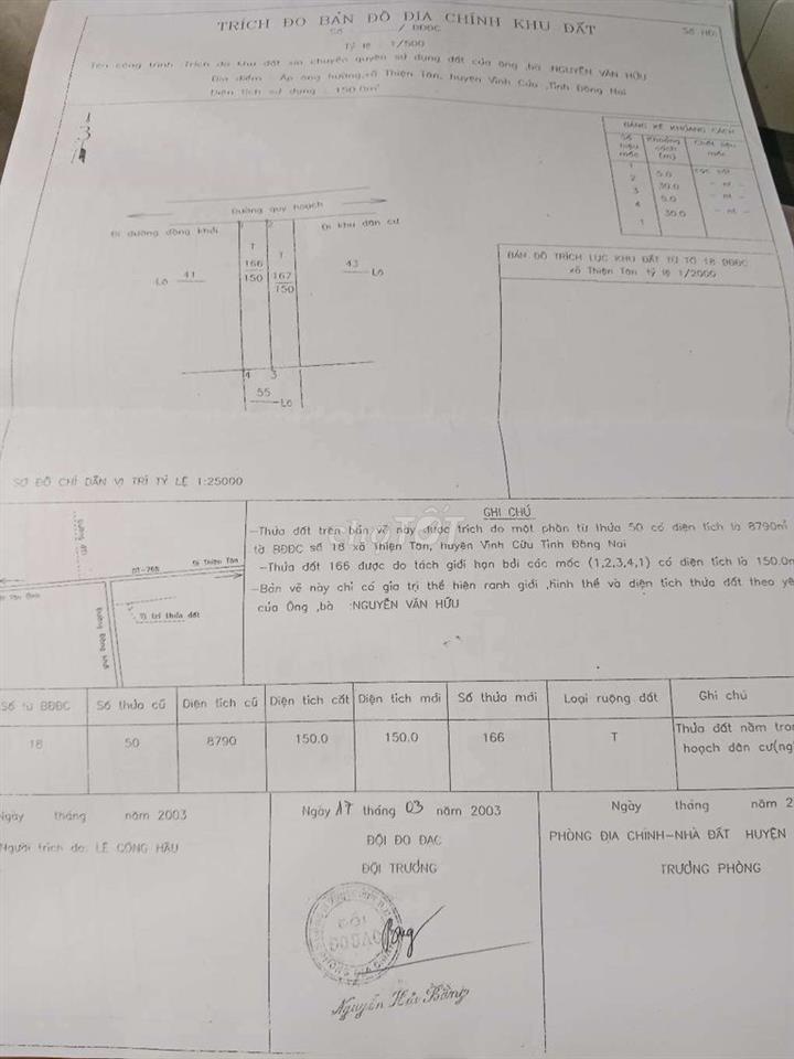 Bán đất nền đối diện cổng công tỷ changshin