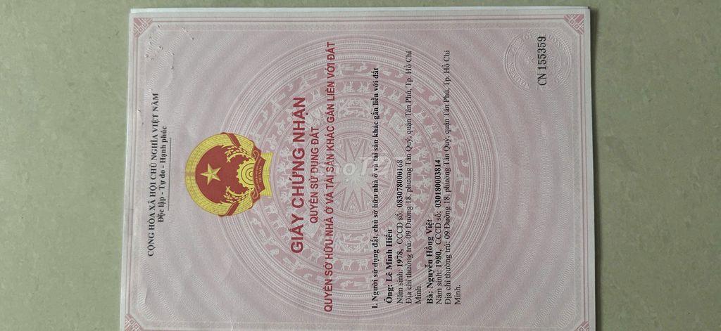 BÁN NHÀ 2 MẶT TIỀN ĐƯỜNG 6M – 6 PHÒNG NGỦ – BÌNH HƯNG HÒA, BÌNH TÂN
