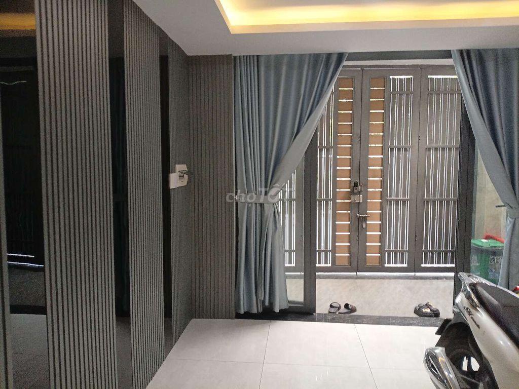 Nhà đường Lê văn thọ lộ giới 10m xe hơi đậu vô tư