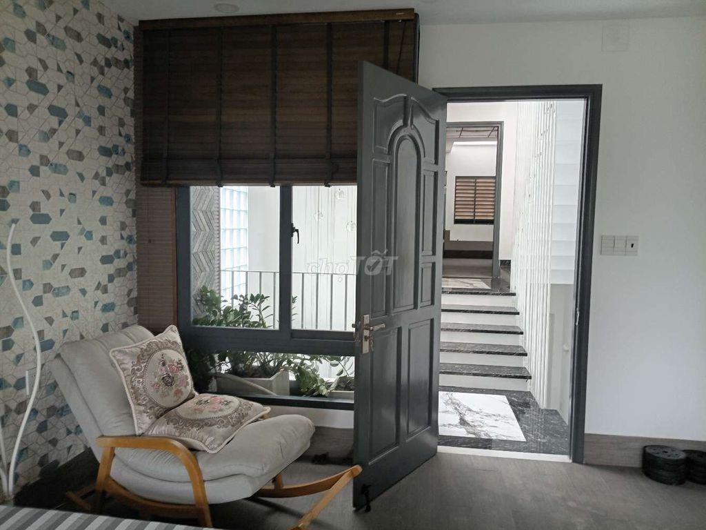 Nhà đường Lê văn thọ lộ giới 10m xe hơi đậu vô tư