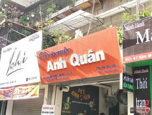 bán mặt bằng kinh doanh Kim Mã thượng