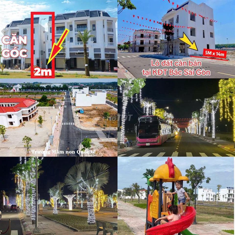 BÁN LÔ ĐẤT VỊ TRÍ ĐẸP MẶT TIỀN DT741 TẠI KĐT BẮC SÀI GÒN GẦN KCN VSIP2