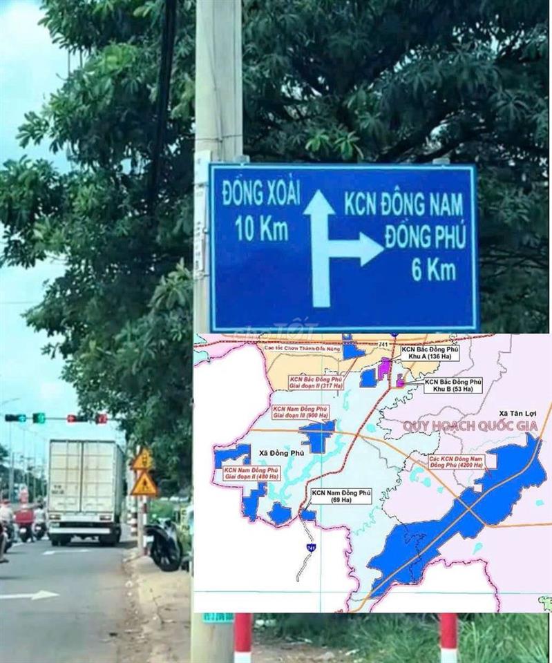 Đất xây tro, kd mặt tiền đuòng 32m ngay kcn Tân Tiến  200m2/350 tr