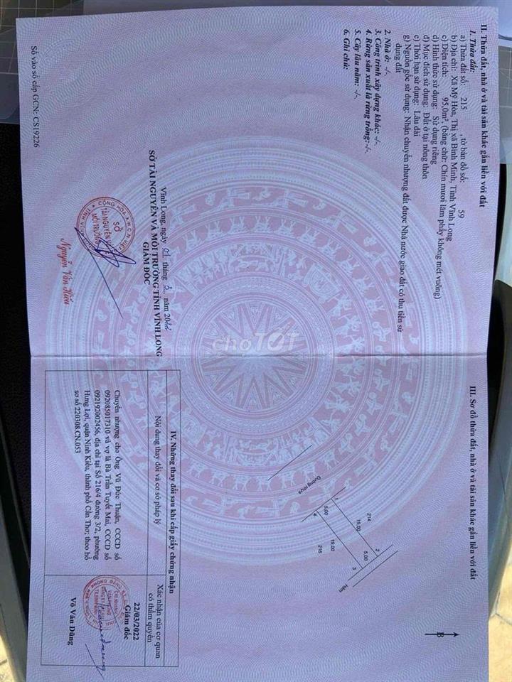 bán nền thổ cư 100% sẵn sổ