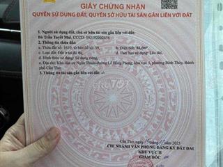 nền thổ cư khu dân cư ngân thuận sẵn sổ