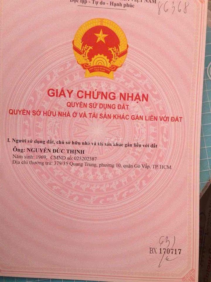 bán nhà 3 mặt tiền hẻm lớn xe hơi tránh nhau cách Nguyễn kiệm 20m
