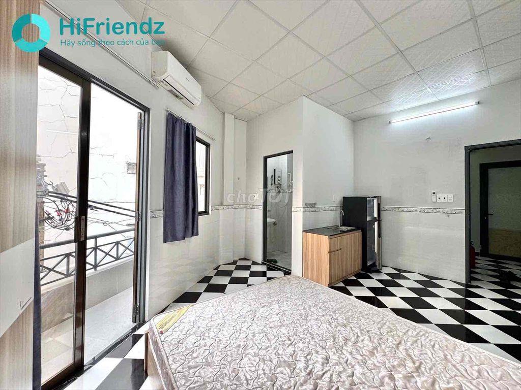 Studio Ban Công Đầy Đủ Nội Thất 25m2 Ngay Âu Dương Lân Q8 gần Parc Mal