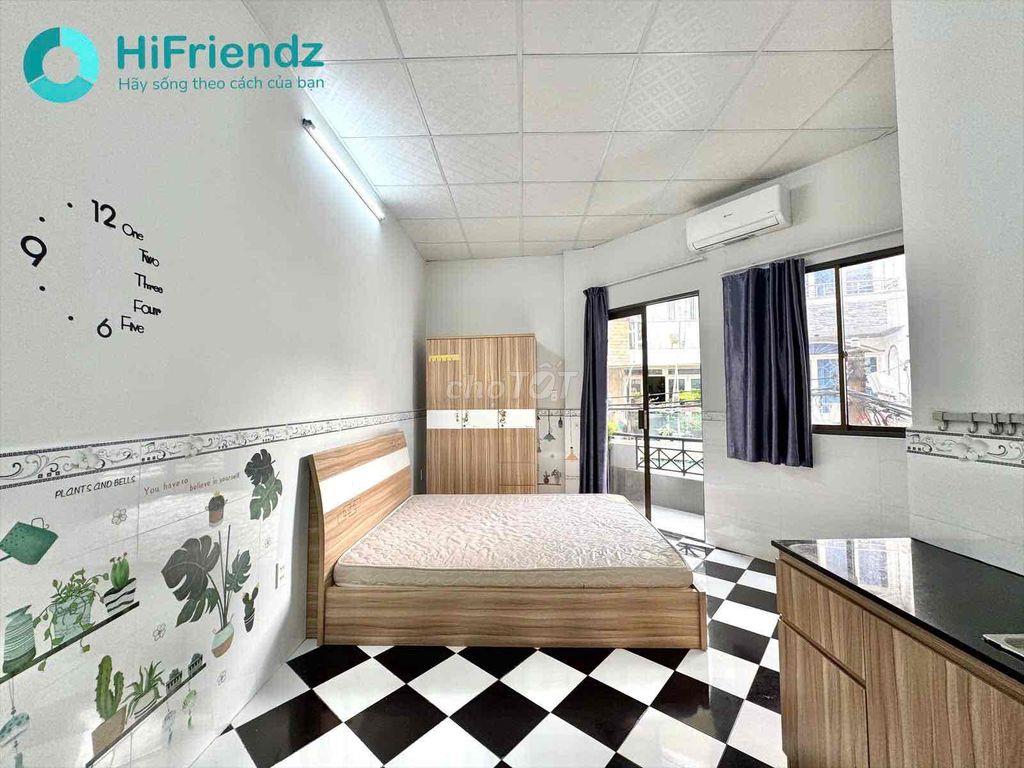 Studio Ban Công Đầy Đủ Nội Thất 25m2 Ngay Âu Dương Lân Q8 gần Parc Mal