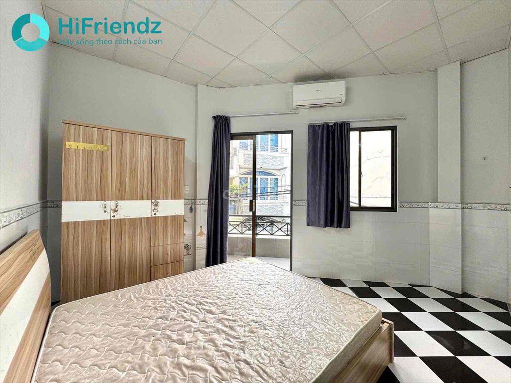 Studio Ban Công Đầy Đủ Nội Thất 25m2 Ngay Âu Dương Lân Q8 gần Parc Mal