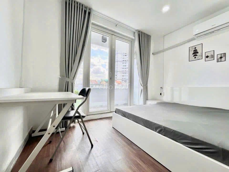 CHO THUÊ CĂN HỘ 1PN BAN CÔNG FULL NỘI THẤT - GẦN TRẦN NÃO CẦU SÀI GÒN