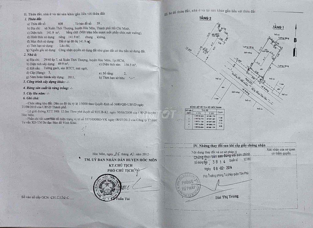Bán Nhà