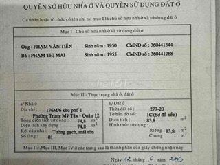 Bán nhà 2 mặt tiền