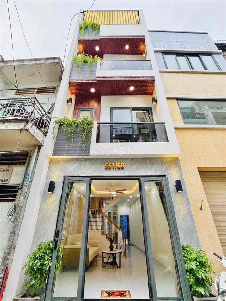 Chủ Định Cư Bán Nhà Nguyễn Cửu Vân,P17,B.Thạnh.Giá 5tỷ850/56,25m.SHR.