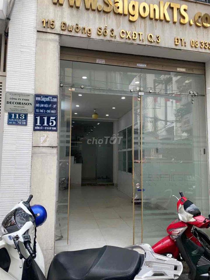 Bán nhà mặt tiền đường số 3 Cư xá Đô Thành