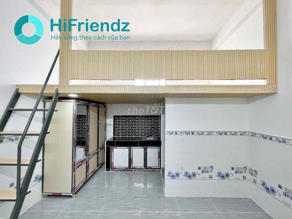 PHÒNG GÁC LỬNG THIẾT KẾ ĐẸP | TỦ BẾP, WC RIÊNG | KHÔNG GIAN SÁNG SẠCH