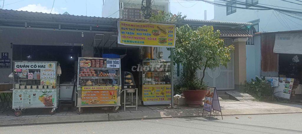 Sang quán ăn vặt và mặt bằng 