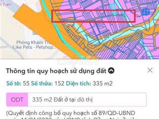 ​Bán đất nở hậu 335m² (200m² Thổ cư) Phước Tân