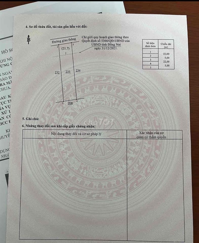 chính chủ bán đất
