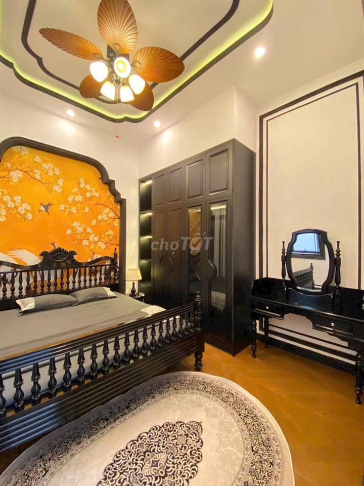 nhà mới xây, phong cách Đông Dương, full nội thất