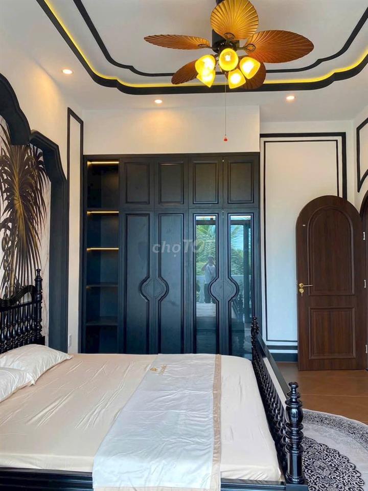 nhà mới xây, phong cách Đông Dương, full nội thất