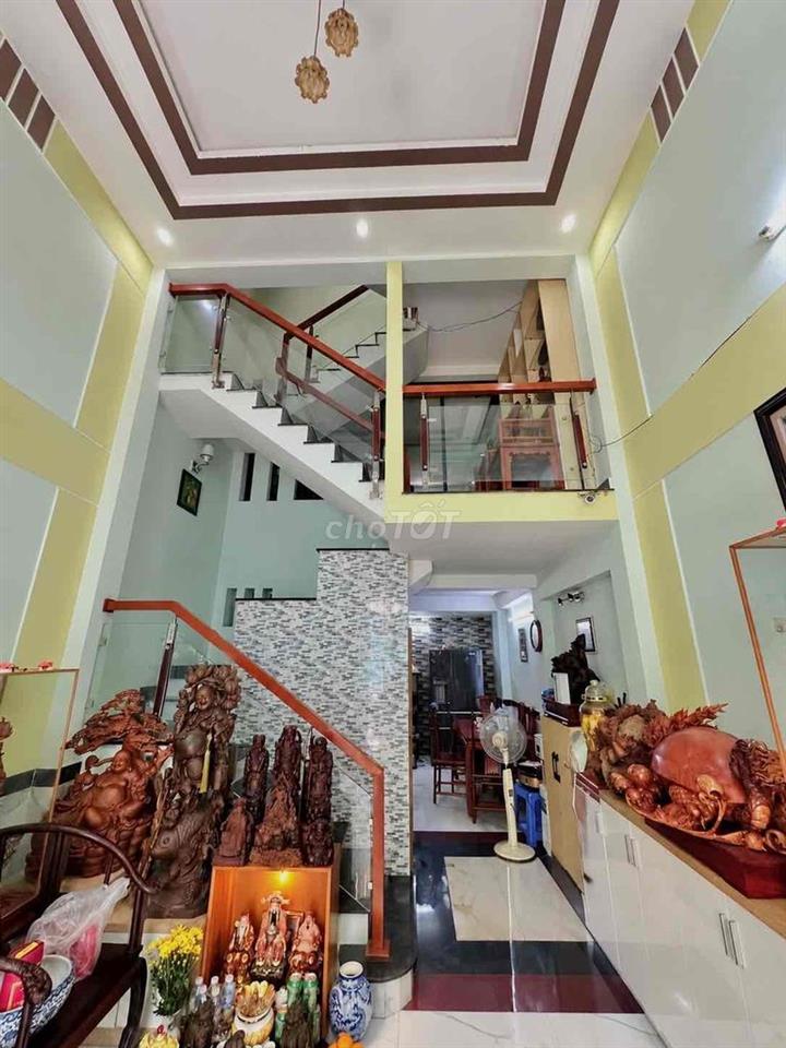 NHÀ 4 TẦNG–5,68 TỶ–HẺM XE TẢI–CÁCH MẶT TIỀN QUANG TRUNG 50M–44M²