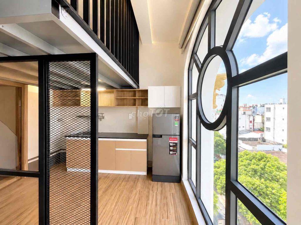CĂN GÁC LÊ QUANG ĐỊNH, BÌNH THẠNH – THIẾT KẾ HIỆN ĐẠI, VIEW CỬA KÍNH