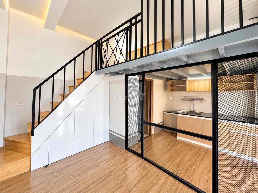 CĂN GÁC LÊ QUANG ĐỊNH, BÌNH THẠNH – THIẾT KẾ HIỆN ĐẠI, VIEW CỬA KÍNH