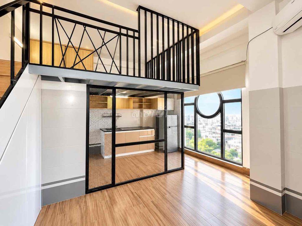 CĂN GÁC LÊ QUANG ĐỊNH, BÌNH THẠNH – THIẾT KẾ HIỆN ĐẠI, VIEW CỬA KÍNH