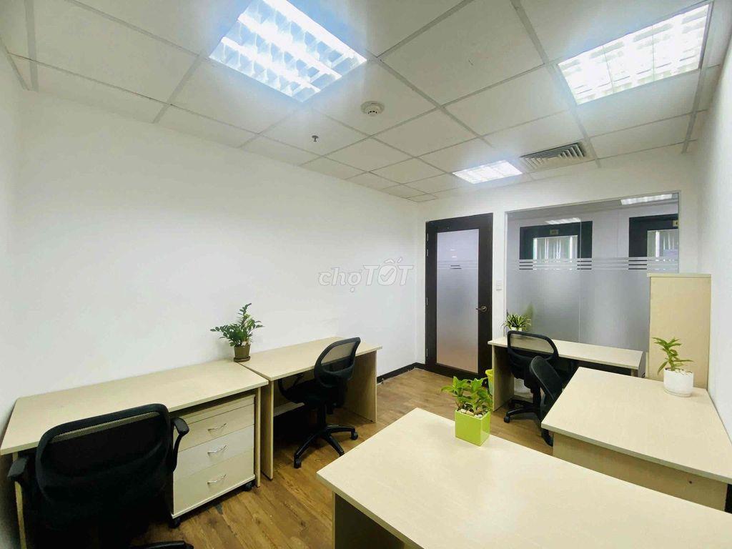 Cho thuê văn phòng đã setup sẵn, miễn phí các tiện ích ở Q1 - 6pax