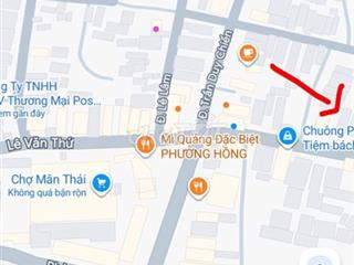 Đất Kiệt sát đường Lê Văn Thứ gần chợ và biển Mân Thái