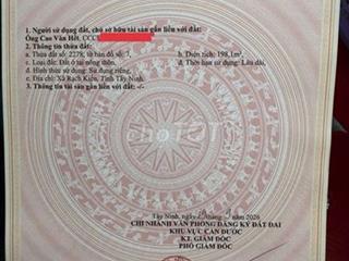 Bán Đất mặt tiền Xã Long Khê, Cần Đước, Long An (cũ)