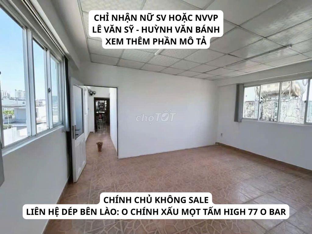 PHÒNG TRỌ CHÍNH CHỦ - LÊ VĂN SỸ PHÚ NHUẬN