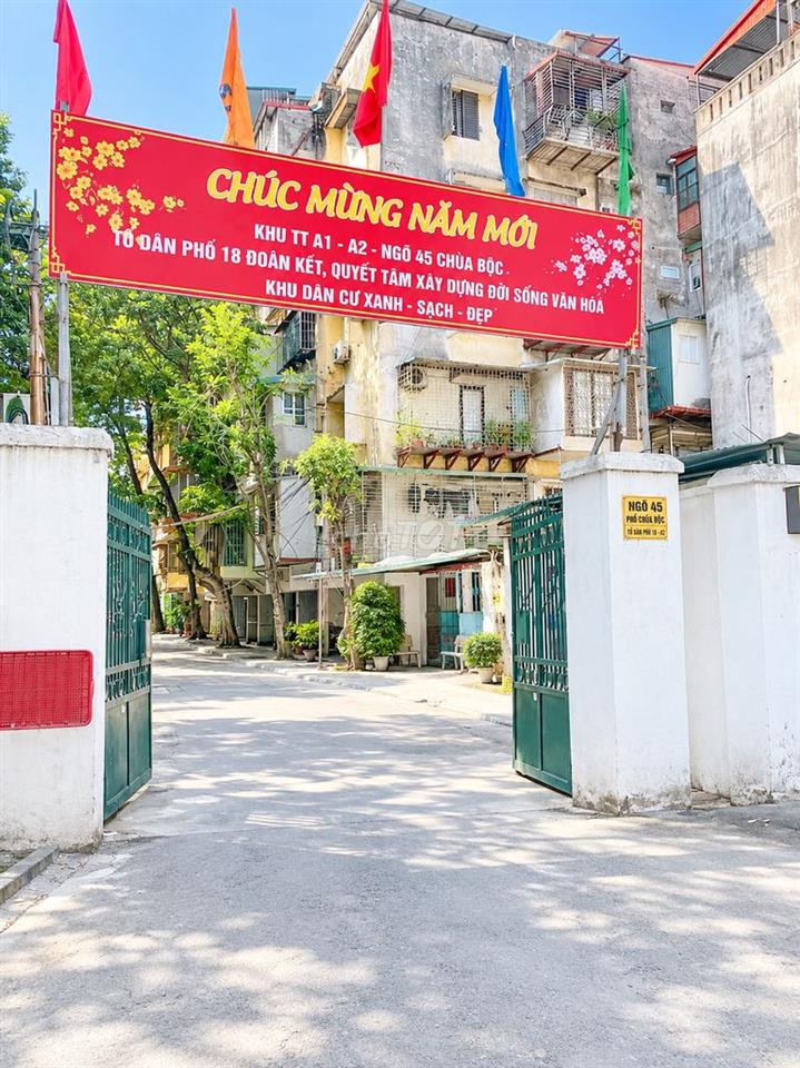 Cho Thuê căn hộ tập thể tầng 4 Nhà A1 - Ngõ 45 Chùa Bộc
