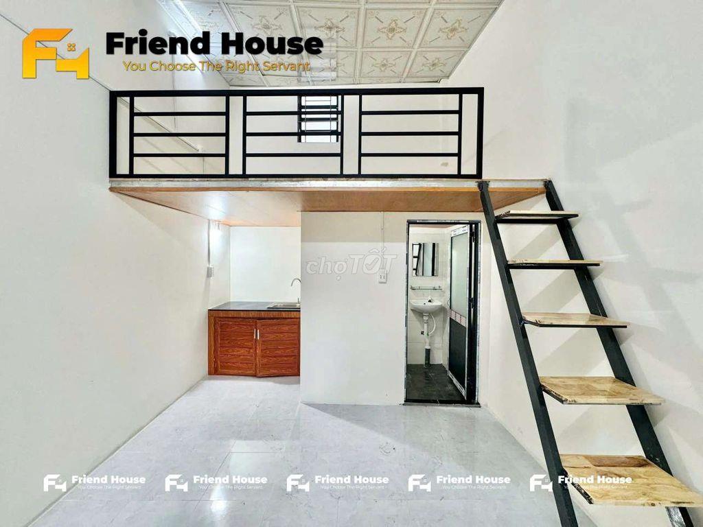 Phòng trệt giá rẻ 2 cửa sổ trời 