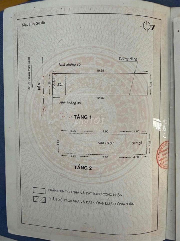 CHÍNH CHỦ BÁN NHÀ PHẠM VĂN BẠCH, TÂN BÌNH