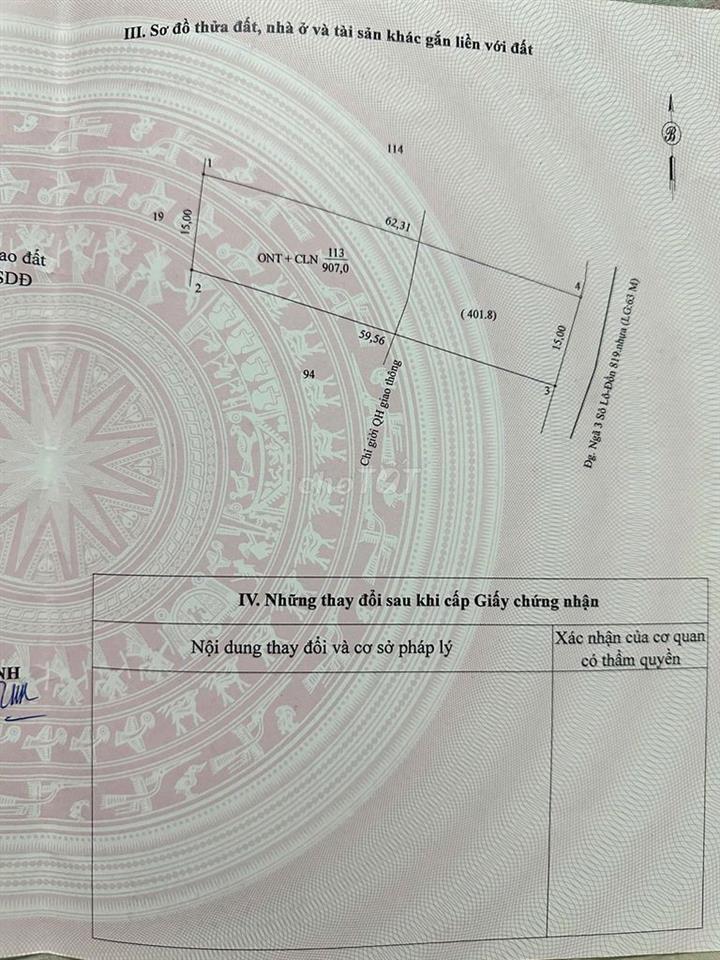 CẦN BÁN MIẾNG GẦN HƠN 900M2 