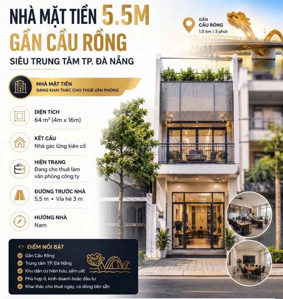 Nhà mặt tiền gần đường Nguyễn Văn Linh - đang cho thuê