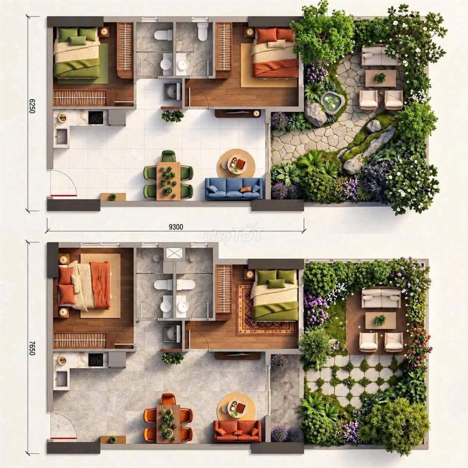 CĂN HỘ SÂN VƯỜN MẪU MỚI NHẤT DĨ AN