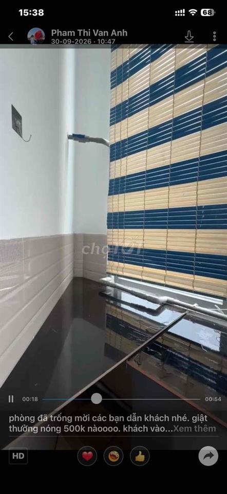 Bên mình còn 1 phòng duplex full nội thất đầu tháng 11 ở được