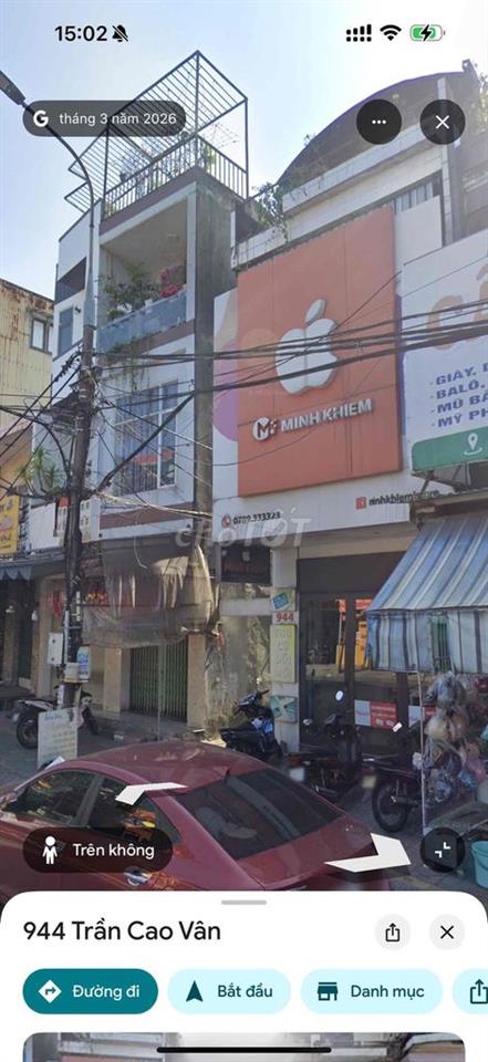 Nhà mặt tiền 74m2 Trần Cao Vân Thanh Khê Đà Nẵng