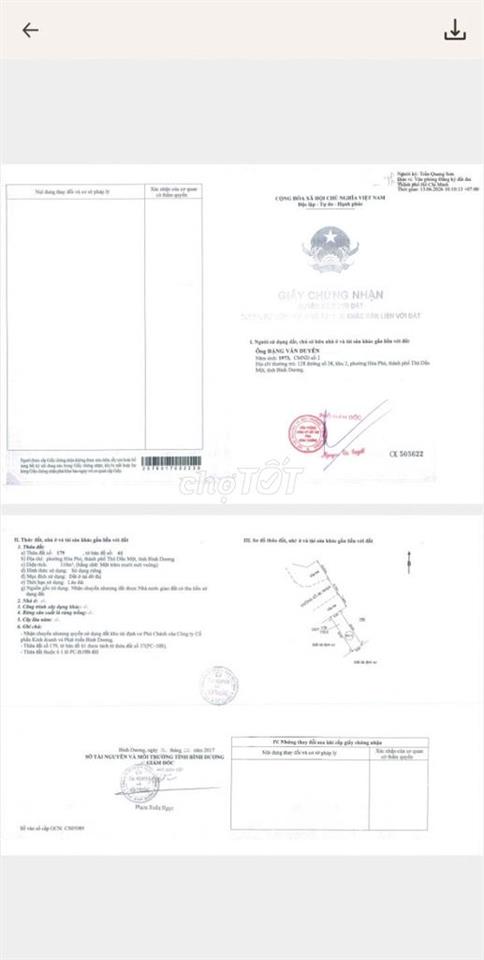 Bán đất tặng nhà cấp 4 tại Hòa Phú, Thủ Dầu Một, 110m2, giá 5,8 tỷ