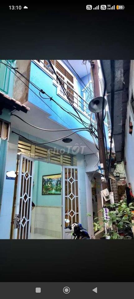 Nhà hẻm,sổ hồng riêng 1 chủ