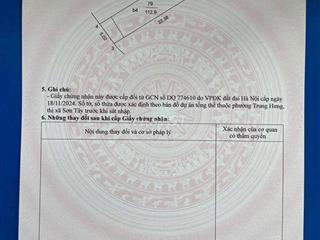 Bán căn hộ liền kề thuộc Khu đô thị HUD Sơn Tây 