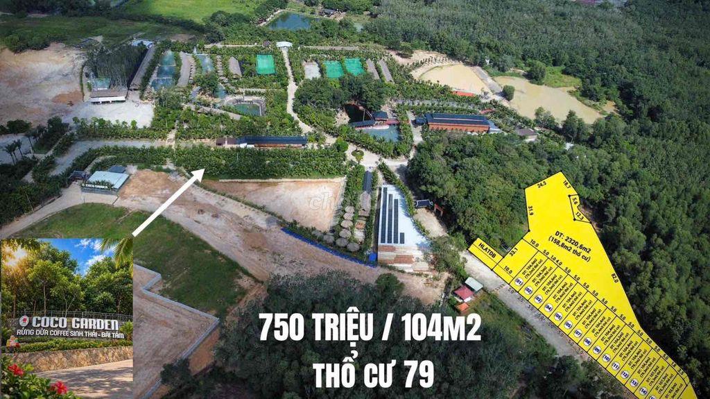 ĐẤT HOÀ LỢI GIÁP KHU DU LỊCH COCO GARDEN