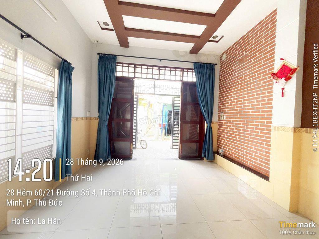 Nhà 3 tầng giá rẻ nhất khu vực Trường Thọ