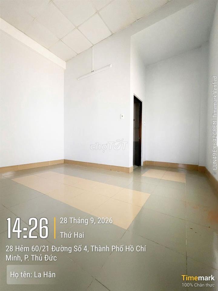 Nhà 3 tầng giá rẻ nhất khu vực Trường Thọ